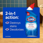 Clorox, Toilet Bowl Cleaner with Bleach, Rain Scent, 24 oz, 2/Pack
