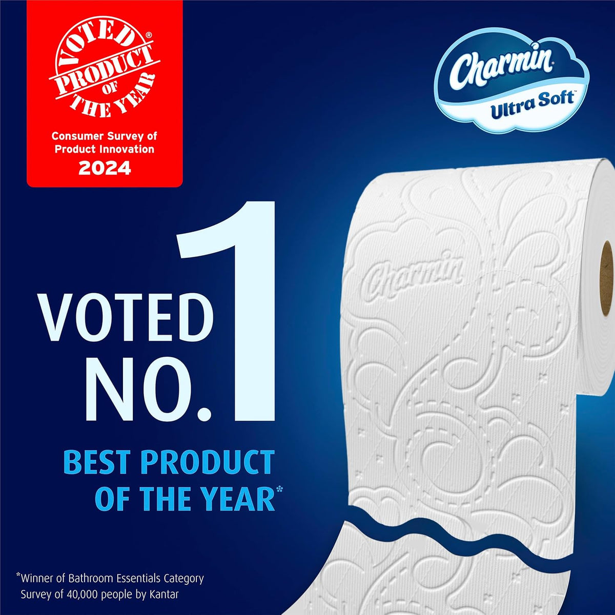 Charmin Ultra Soft Mega Toilet Paper, 2-ply, White, 208 Sheets/Roll, 12 Rolls/Pack