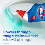 Clorox, Toilet Bowl Cleaner with Bleach, Rain Scent, 24 oz, 2/Pack