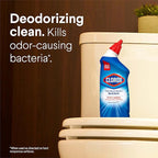 Clorox, Toilet Bowl Cleaner with Bleach, Rain Scent, 24 oz, 2/Pack