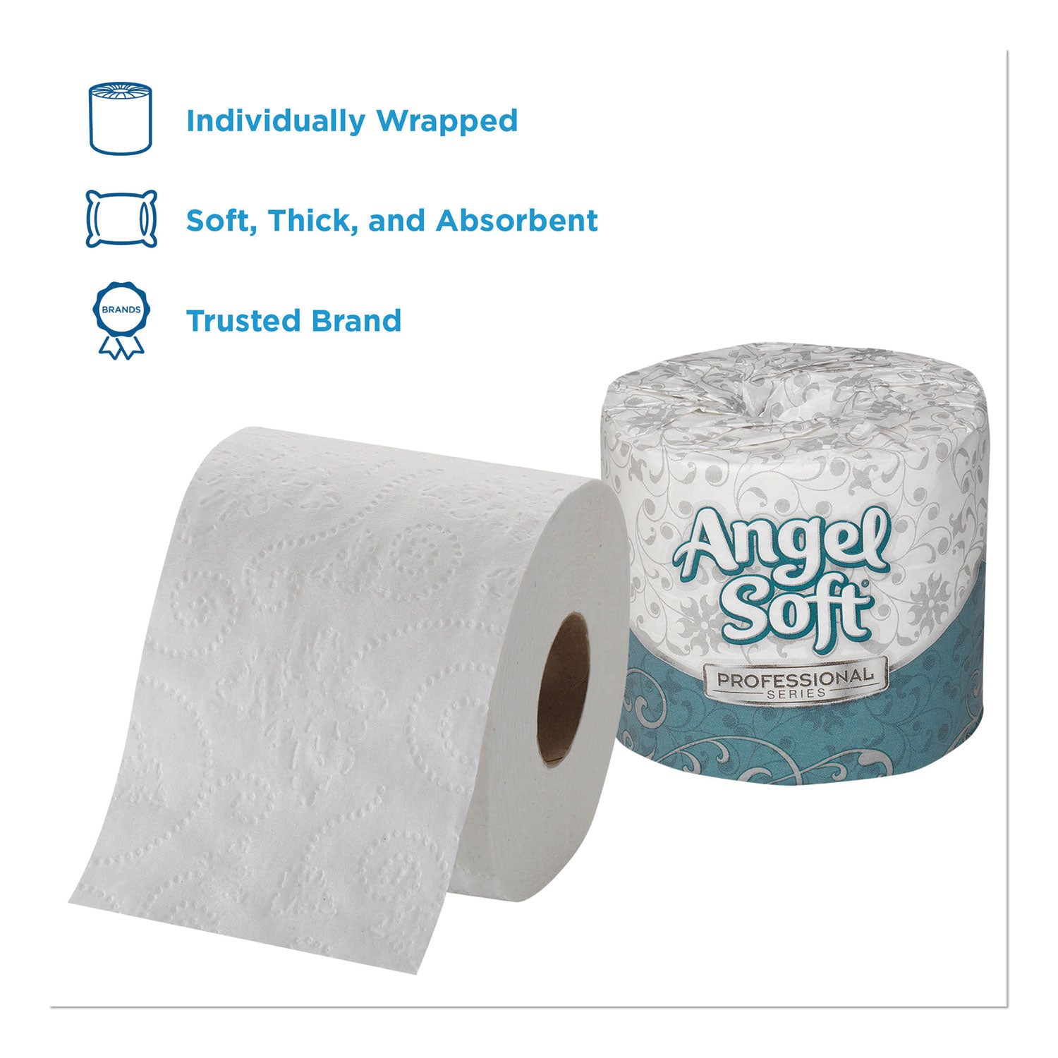 Angel Soft, Toilet Paper, 80 Rolls/Case