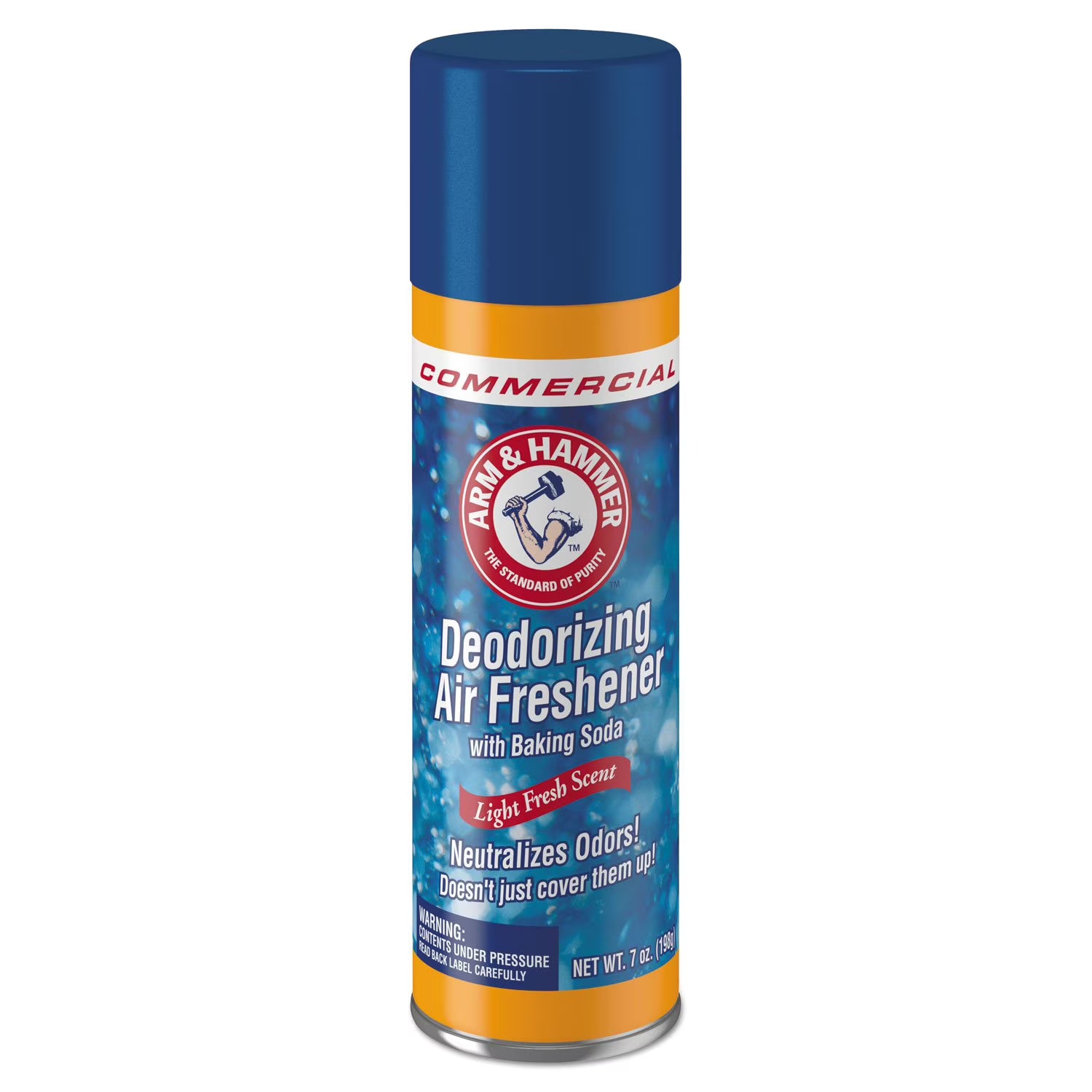 Arm & Hammer, Deodorizing Baking Soda Air Freshener, Light Fresh, 7 Oz Aerosol, 12/Case