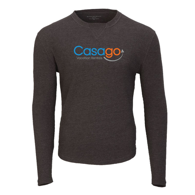Men's Waffle Knit Long Sleeve T-Shirt