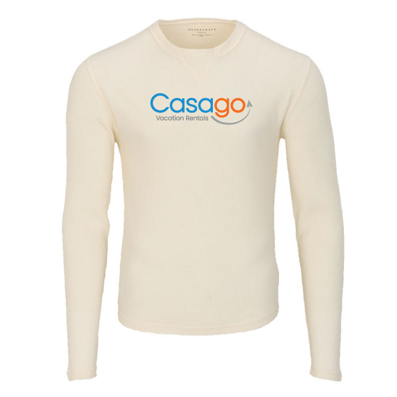 Men's Waffle Knit Long Sleeve T-Shirt