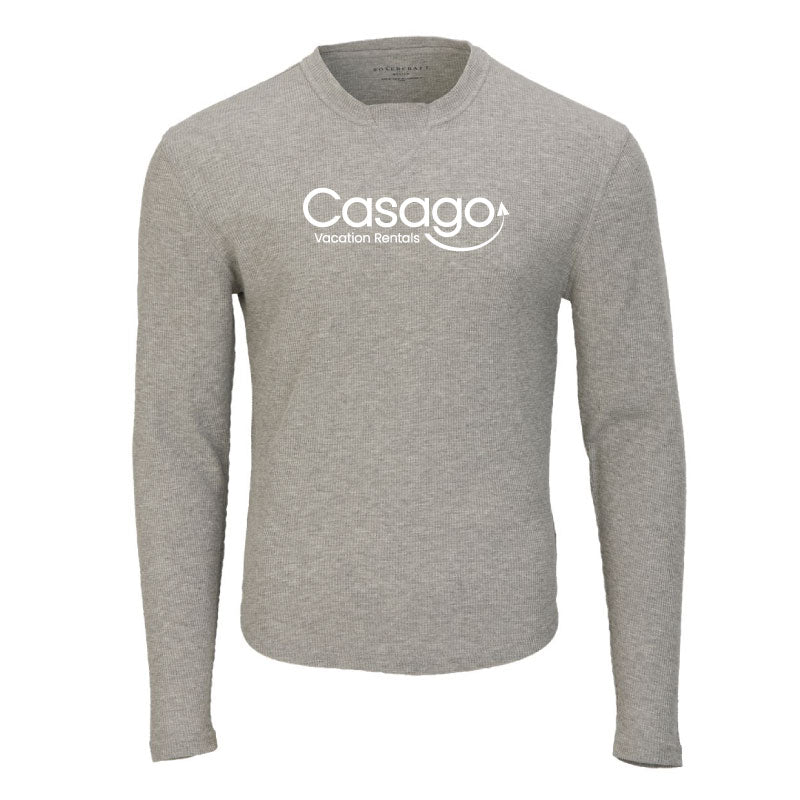 Men's Waffle Knit Long Sleeve T-Shirt