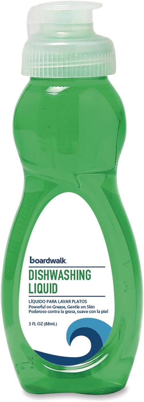 Boardwalk, Dish Soap, Fresh Scent, 3oz Bottle, 72/Case