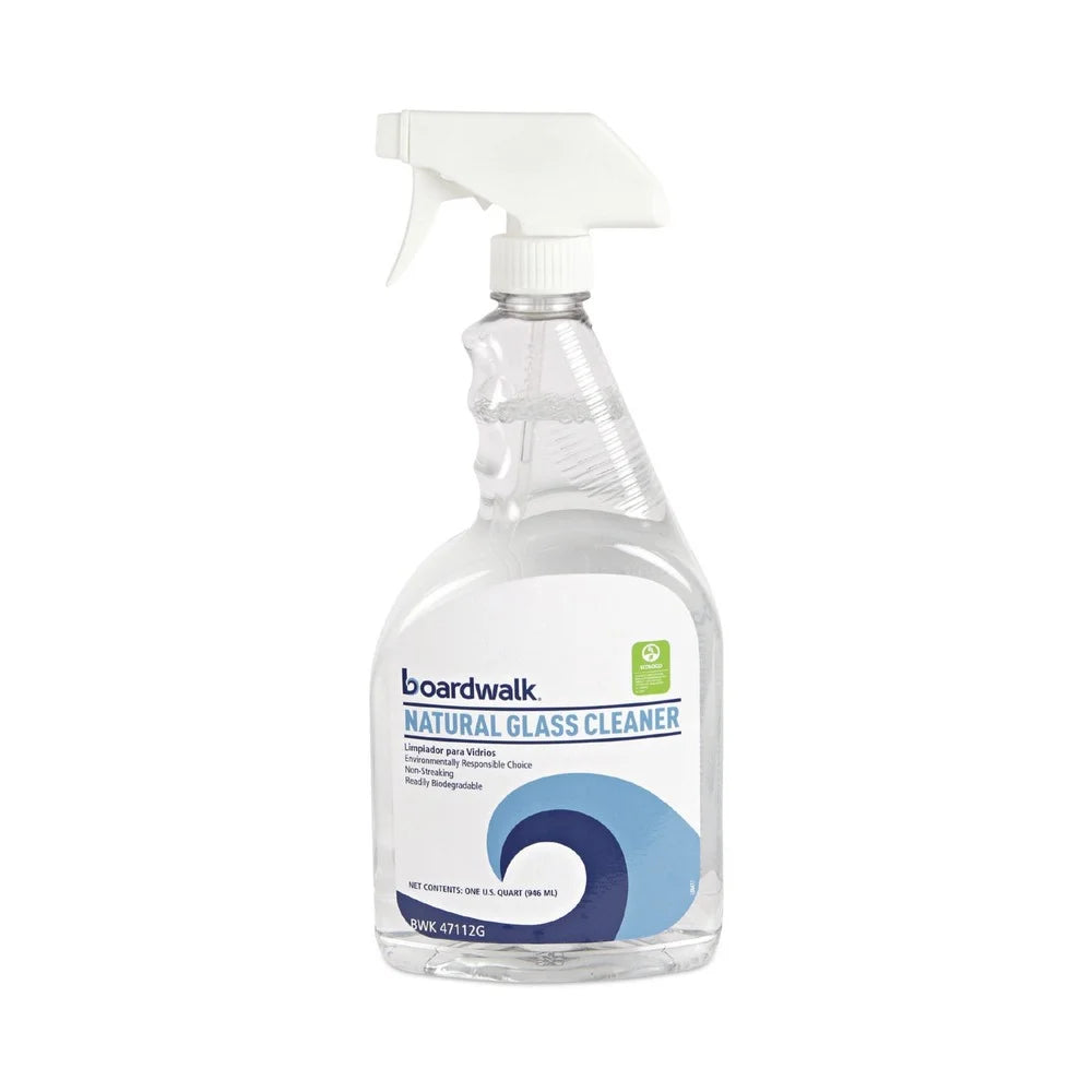 Boardwalk, Glass Cleaner, 32 oz Trigger Spray Bottle, 12/Case