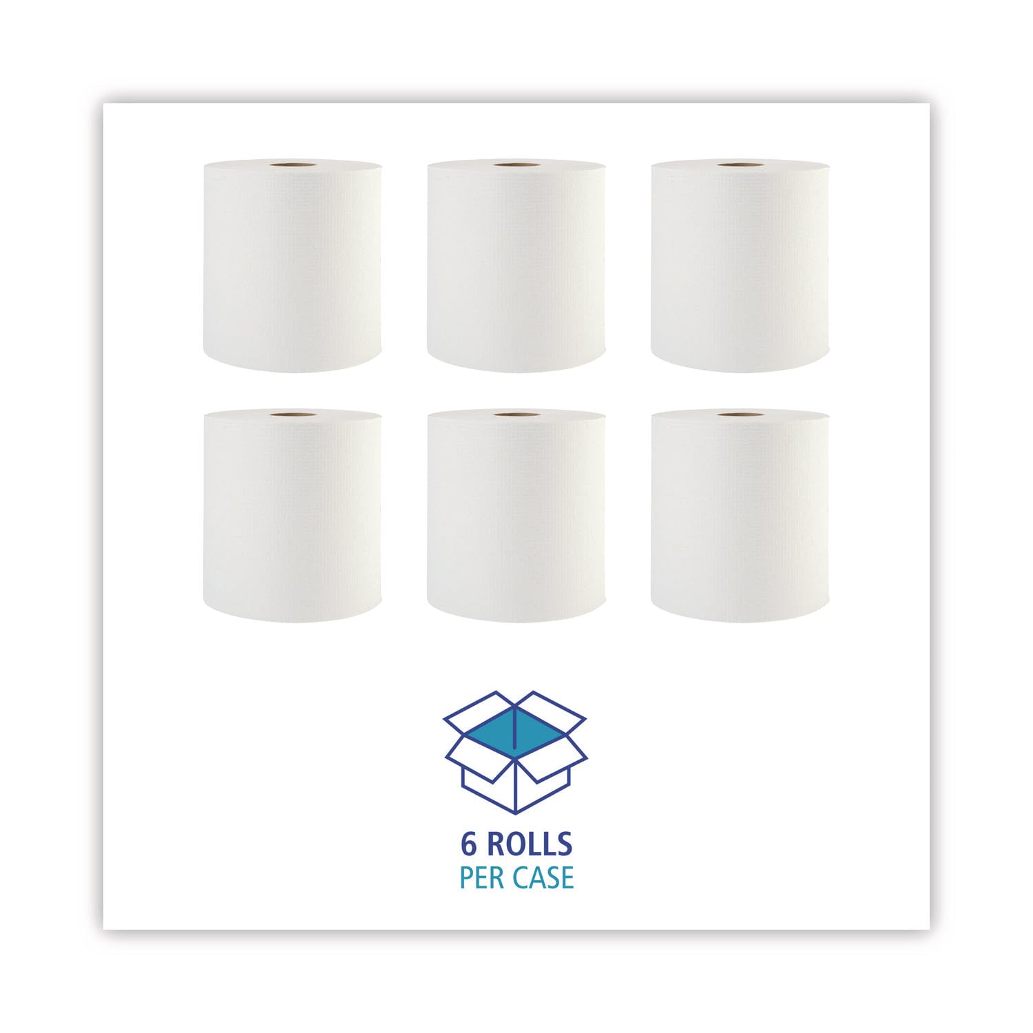Boardwalk, Hardwound Paper Towels, 6 Rolls/Case