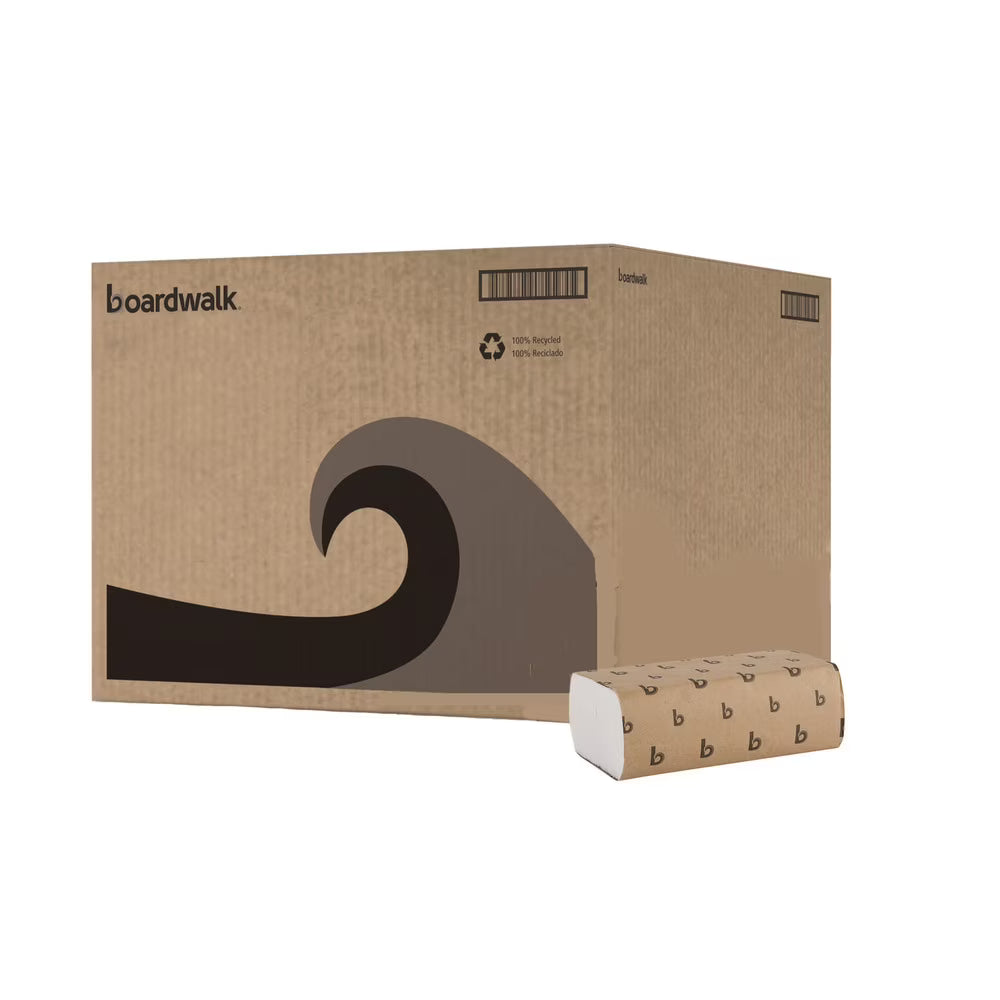 Boardwalk, Multifold Paper Towels, White, 250/Pack, 16 Packs/Case