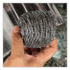 Boardwalk, Stainless Steel Scrubber, 3.93 X 1.96, 72/Case