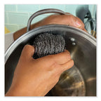 Boardwalk, Stainless Steel Scrubber, 3.93 X 1.96, 72/Case