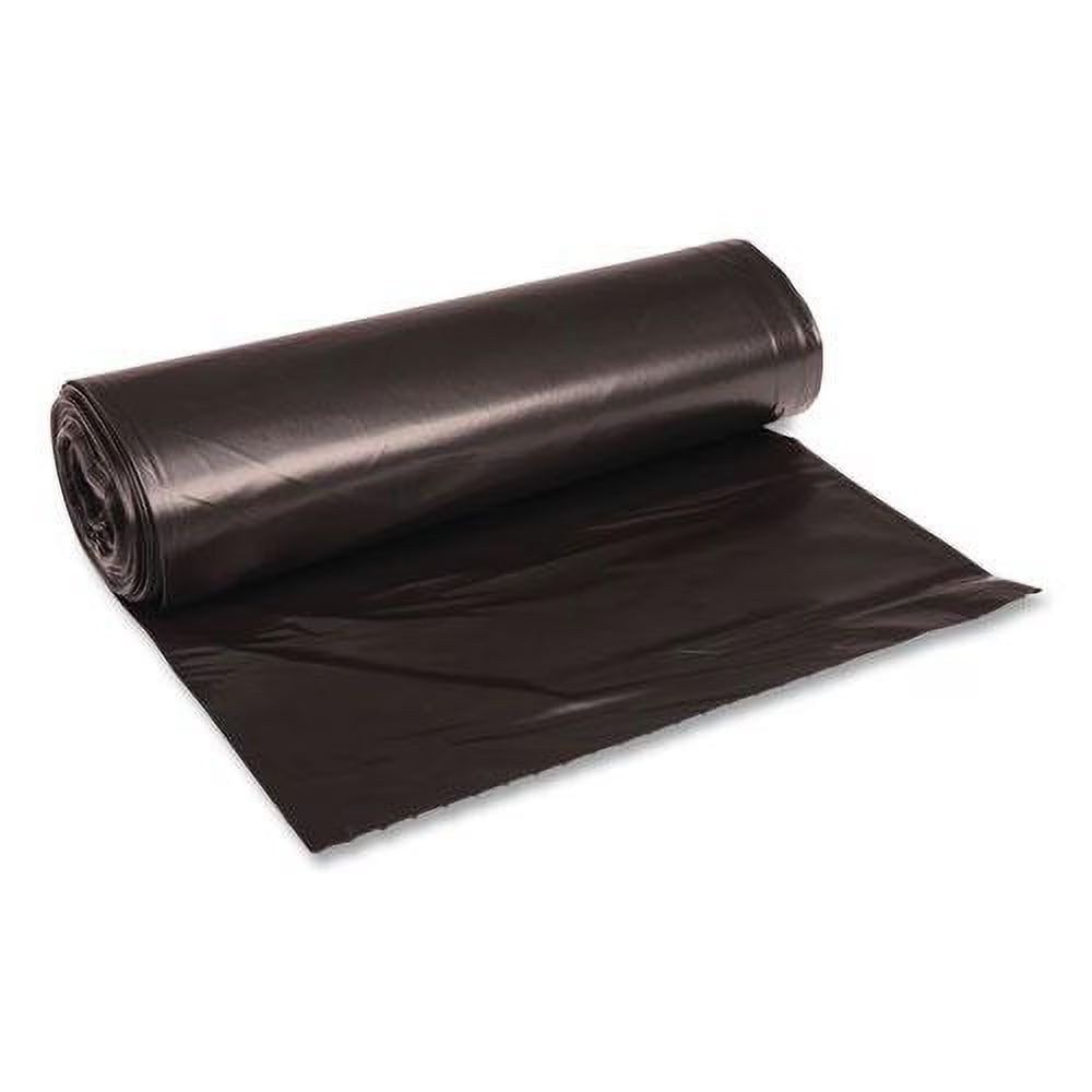 Boardwalk, Trash Bag, Low-Density 60 Gal, Black, 10 Bags/Roll, 10 Rolls/Case