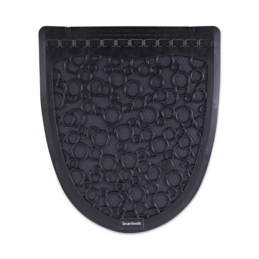 Boardwalk, Urinal Mat, Black, 6/Case