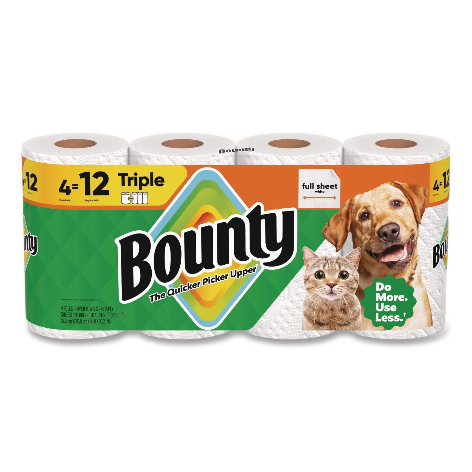 Bounty, Paper Towels, 75Sheets/Roll, 24Rolls/Case