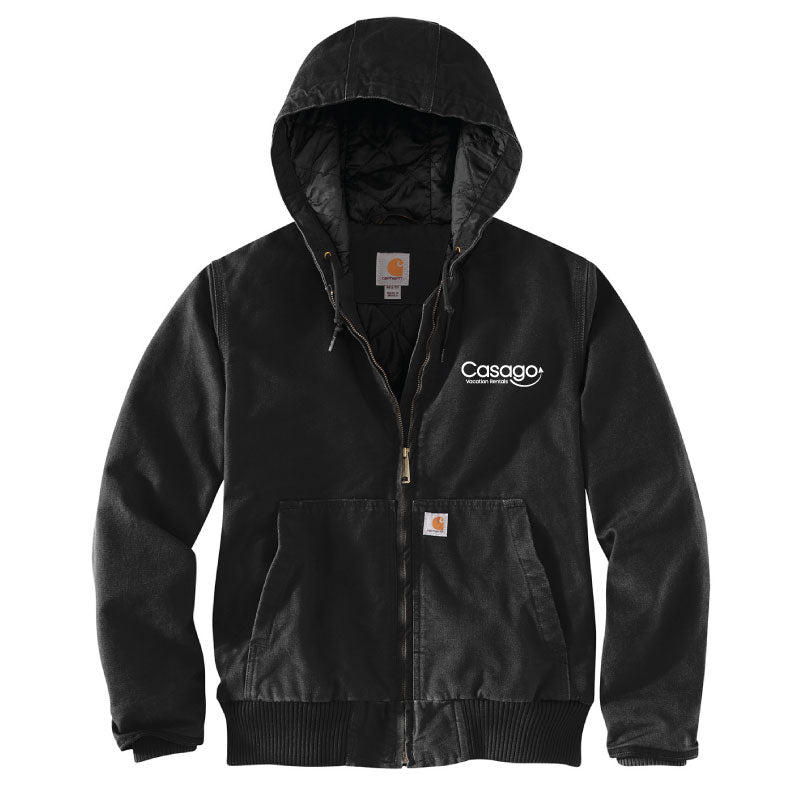 Women's Carhartt Washed Duck Active Jacket Black