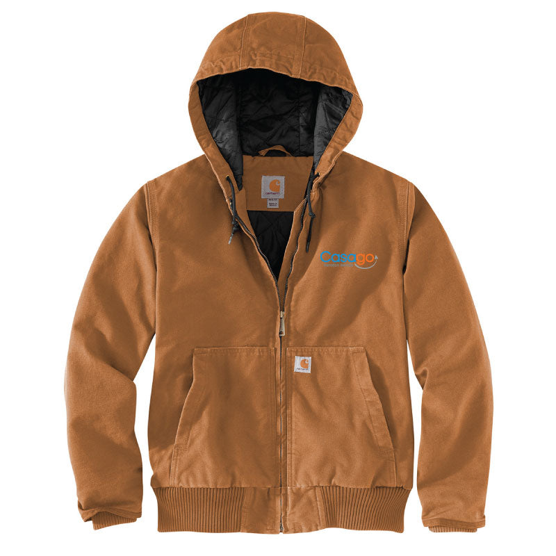 Women's Carhartt Washed Duck Active Jacket Brown