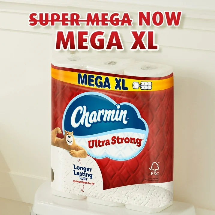 Charmin Ultra Strong, Toilet Paper, 12 Rolls/Pack