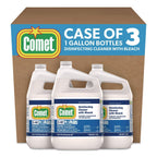 Comet Disinfecting Cleaner With Bleach, 1 Gal, 3/Case