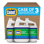Comet Pro Liquid Bathroom Cleaner Disinfecting Sanitizing Concentrate Closed Loop, 1gal, 3/Case