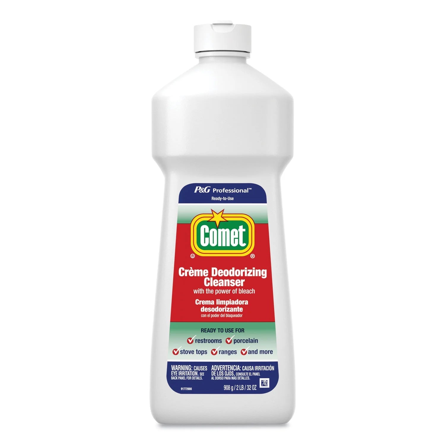 Comet, Creme Deodorizing Cleanser, 32 Oz, 10/Case