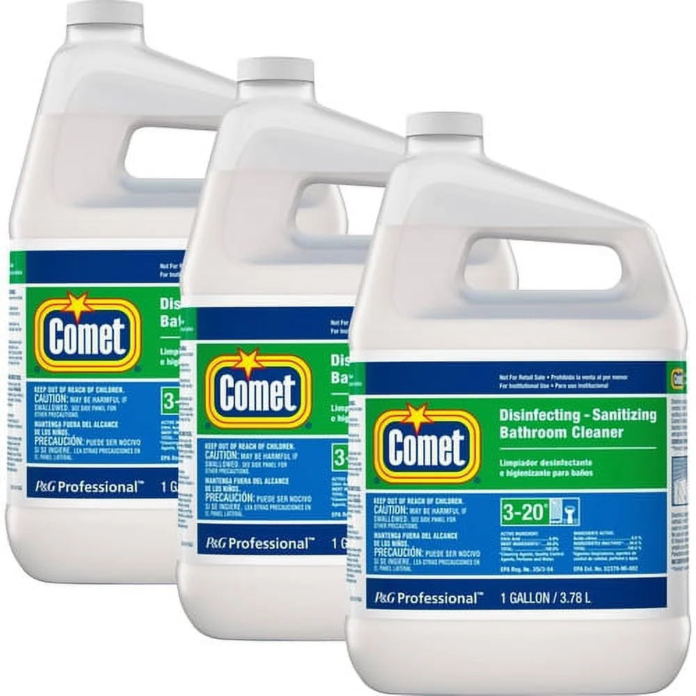 Comet, Disinfecting-Sanitizing Cleaner, 1 Gal, 3/Case