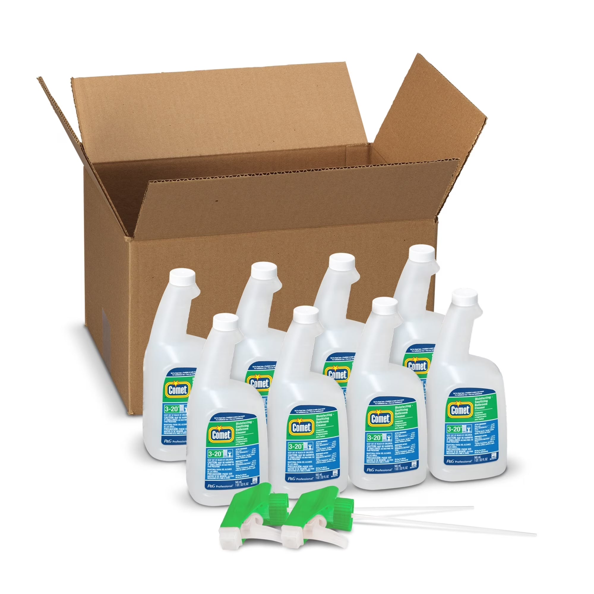 Comet, Disinfecting Bathroom Cleaner, 32 Oz, 8/Case