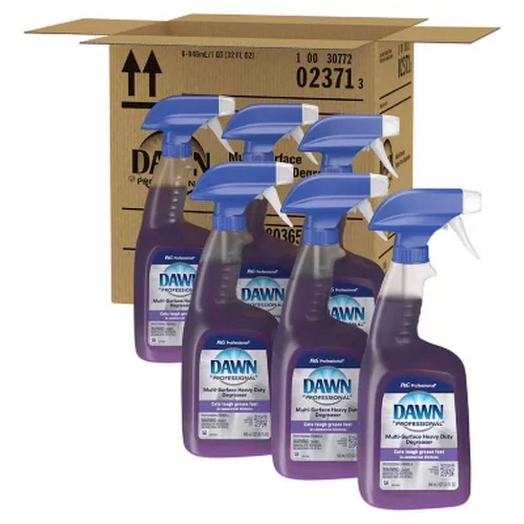 Dawn Professional, Heavy Duty Degreaser, 32Oz, 6 Bottles and 2 Sprayers/Case