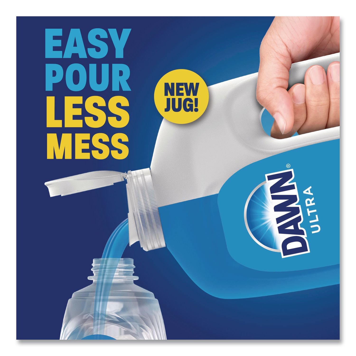 Dawn® Ultra Dishwashing Liquid Refill Jug, Unscented, 51.5 oz Jug, 2/Case