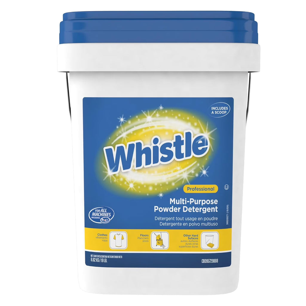 Diversey Whistle, Multi-Purpose Powder Detergent, Citrus, 19 Lb Pail