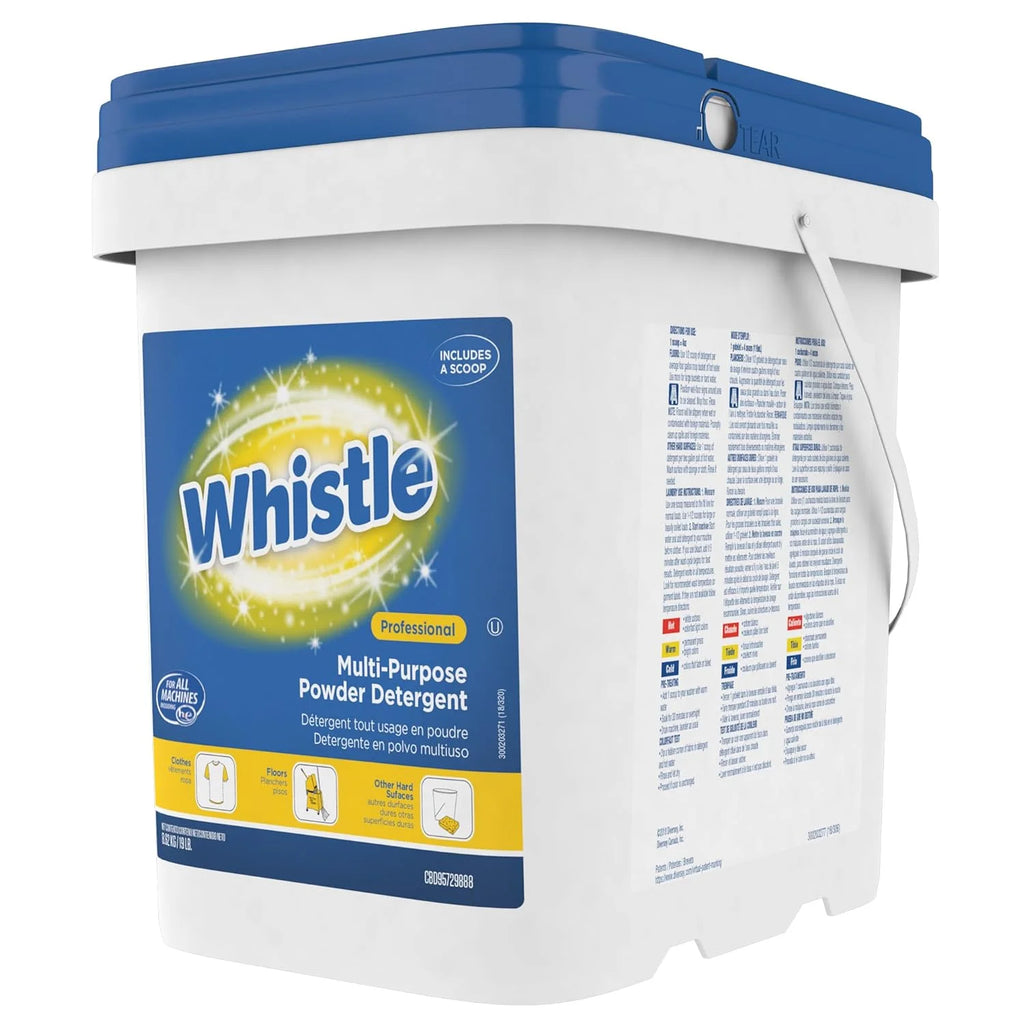 Diversey Whistle, Multi-Purpose Powder Detergent, Citrus, 19 Lb Pail