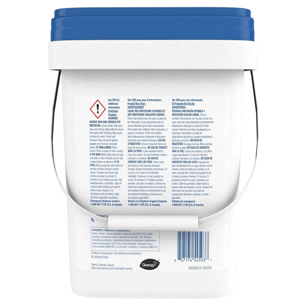 Diversey Whistle, Multi-Purpose Powder Detergent, Citrus, 19 Lb Pail