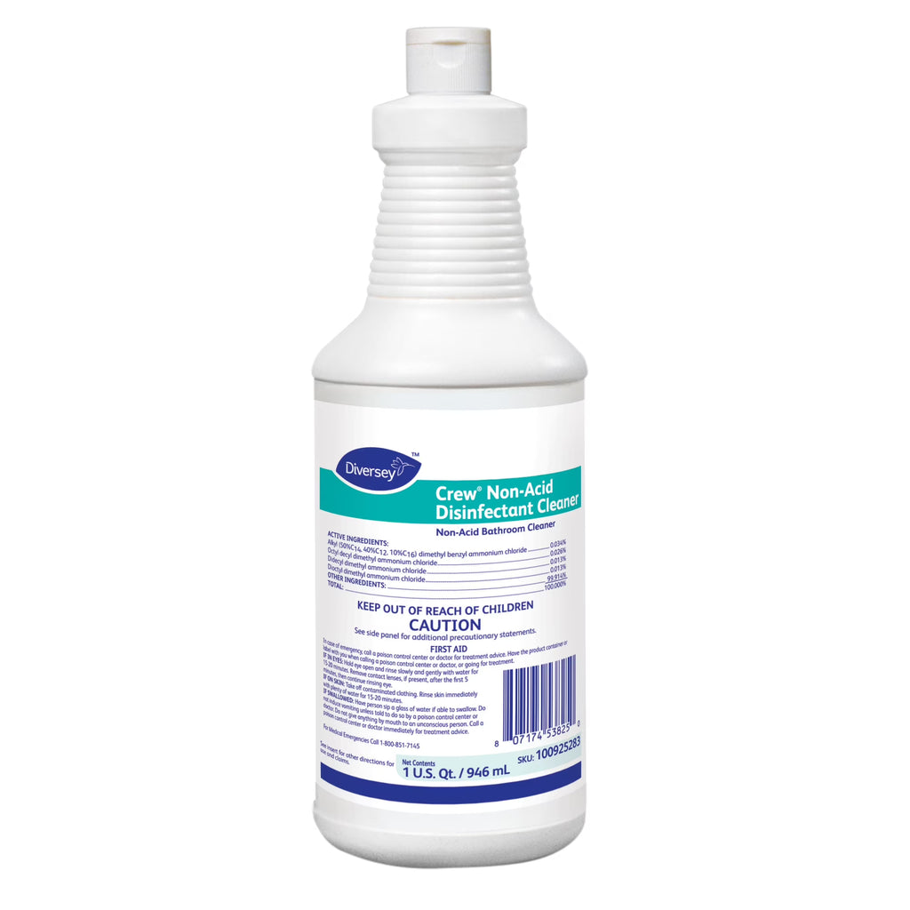Diversey, Toilet Bowl Cleaner, Non-Acid Bowl Disinfectant, 32 oz, 12/Case