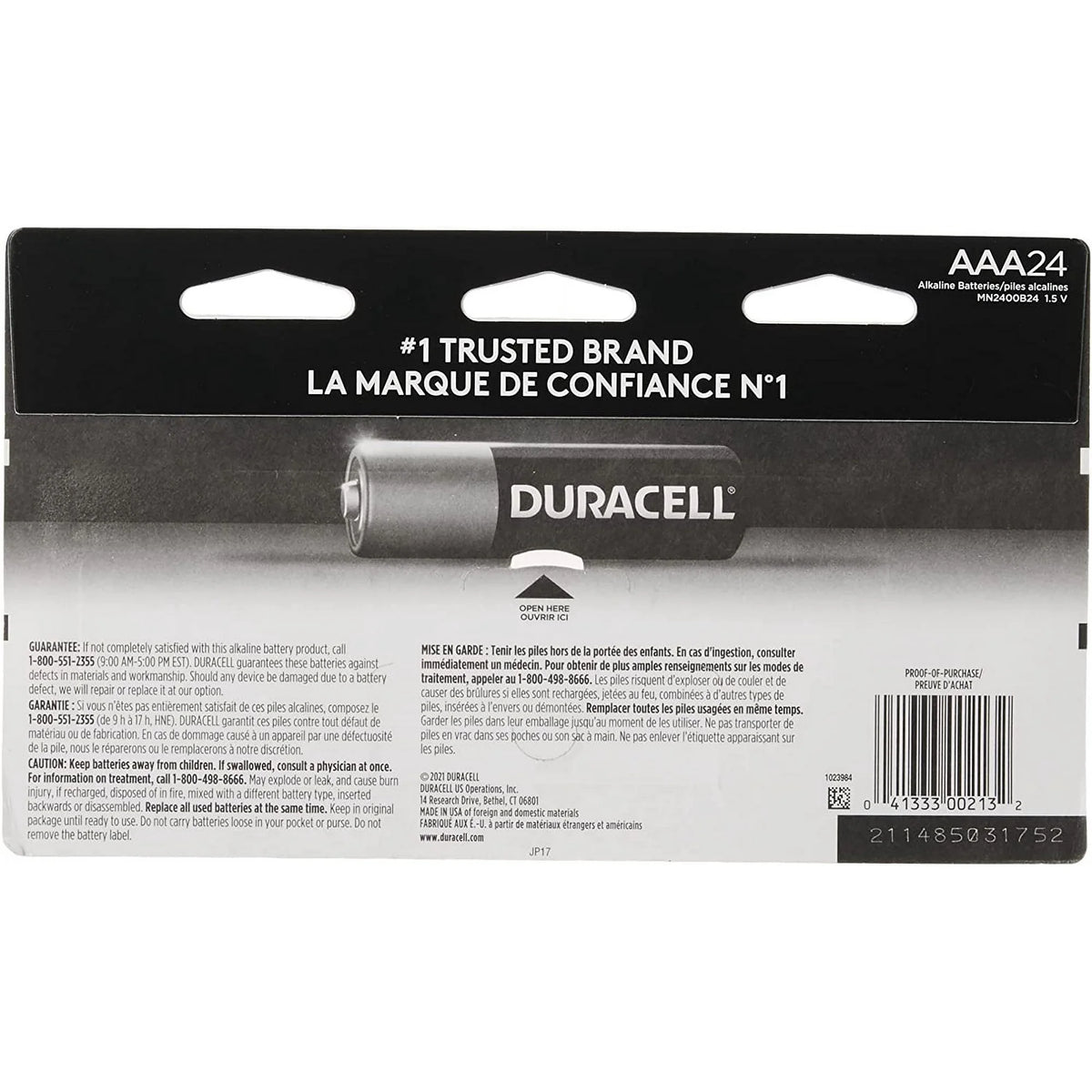 Duracell Powerboost Coppertop AAA Batteries 24/Pk
