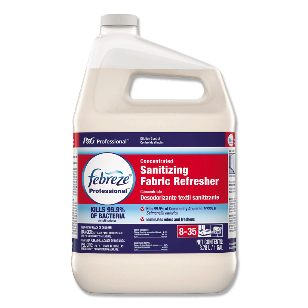 Febreze Professional Sanitizing Fabric Refresher Concentrate, Closed Loop, 1 gal, 2/Case