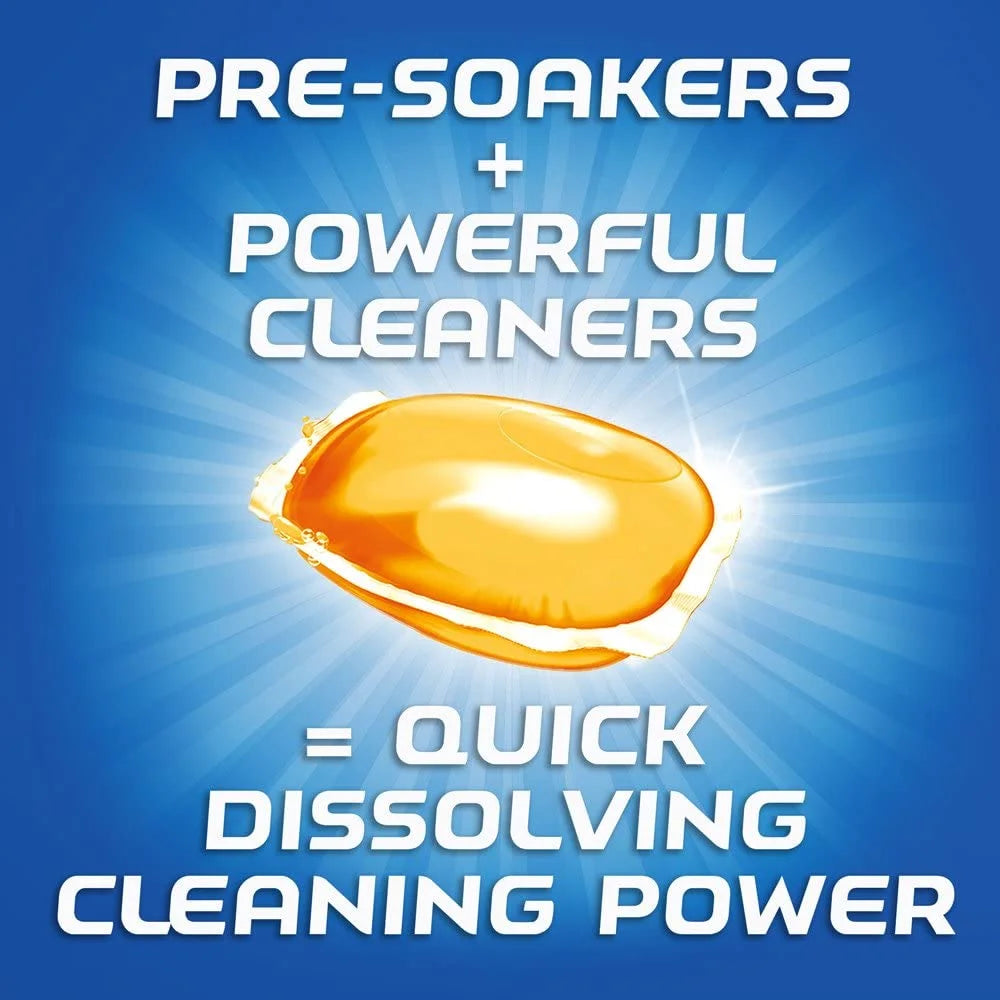 Finish Powerball, Dishwasher Detergent Gelpacs, Orange Scent, 32/Box