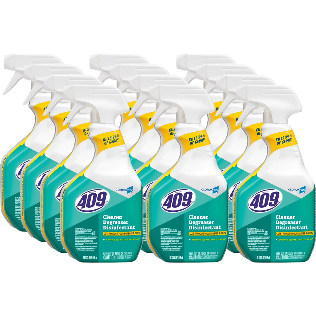 Formula 409 Cloroxpro, Degreaser Disinfectant, 32Oz Spray Bottle, 12/Case
