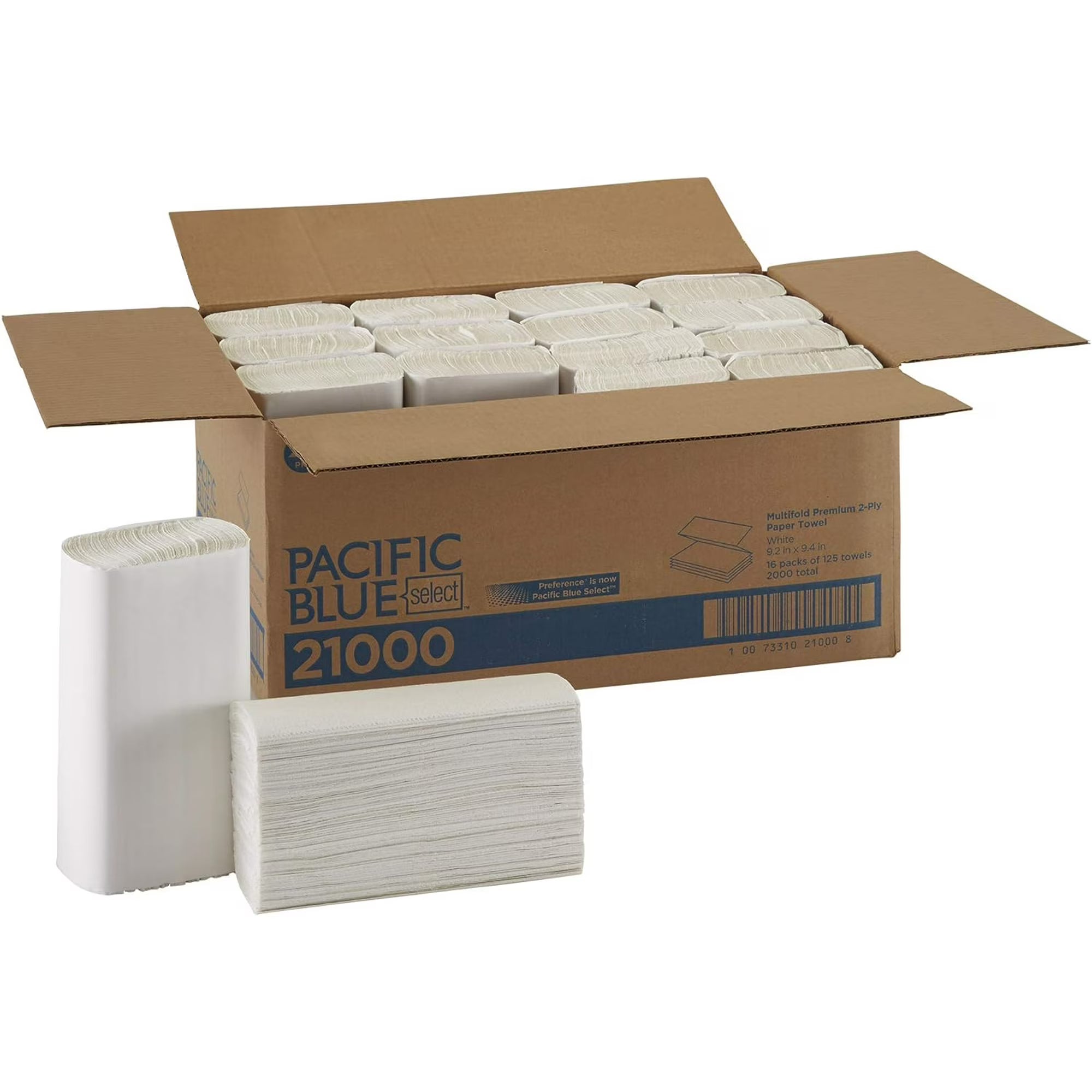 Georgia Pacific, Multifold Paper Towels, 125/Pack, 16 Packs/Case