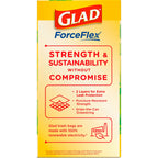 Glad, Trash Bag, OdorShield Tall Kitchen Drawstring, 13 Gallon, 240/Case