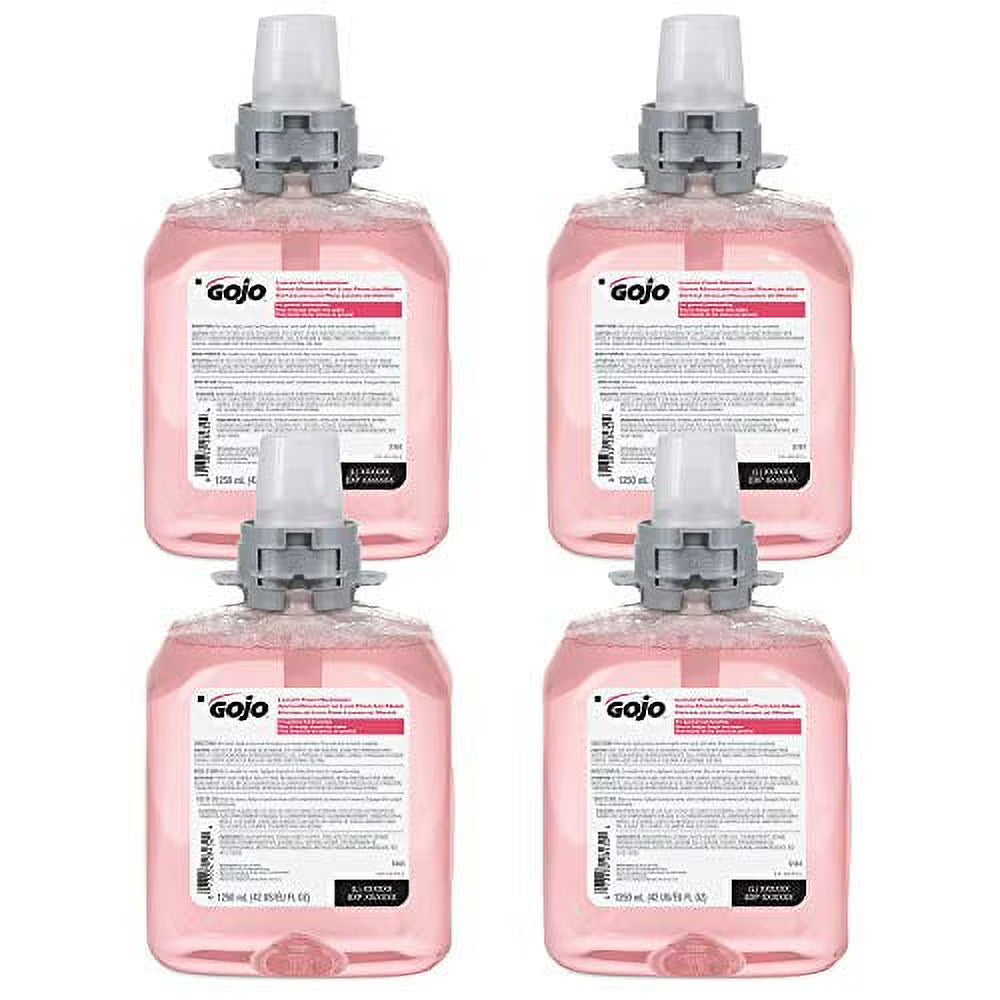 Gojo, Hand Soap Dispenser, Refill, Cranberry, 1,250 mL, 4/Case