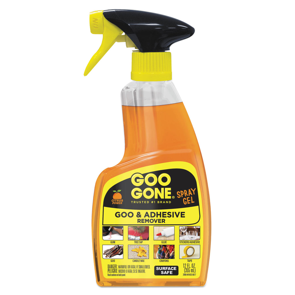 Goo Gone Spray Gel Cleaner, 12 oz Spray Bottle