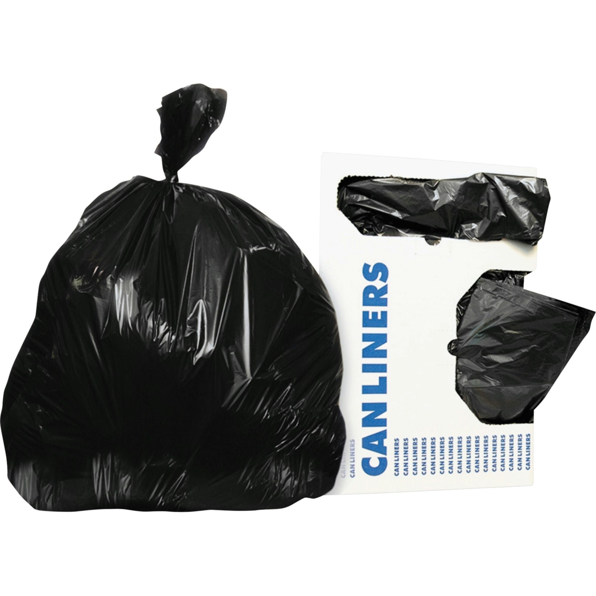 Heritage, Trash Bag, Extra Heavy-Duty Black, 60 Gal, 100/Case