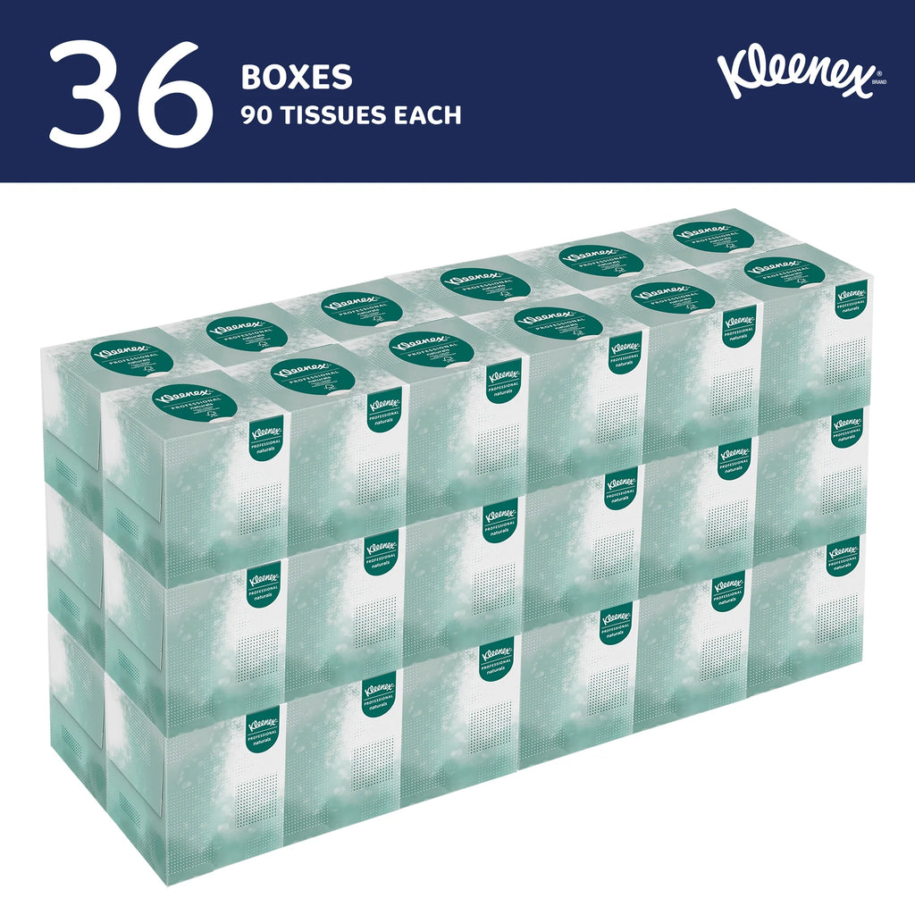 Kleenex, Facial Tissue, Cube Box, 36 Boxes/Case