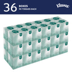 Kleenex, Facial Tissue, Cube Box, 36 Boxes/Case