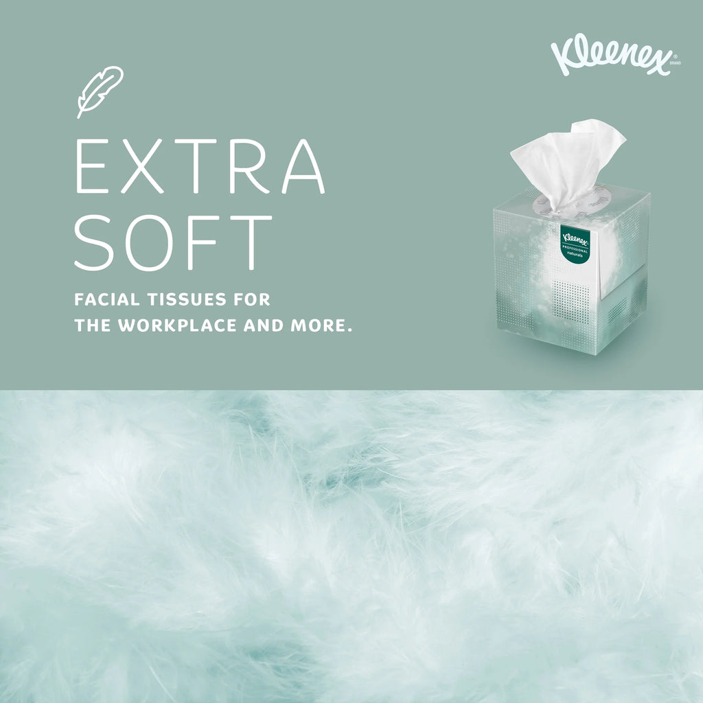 Kleenex, Facial Tissue, Cube Box, 36 Boxes/Case