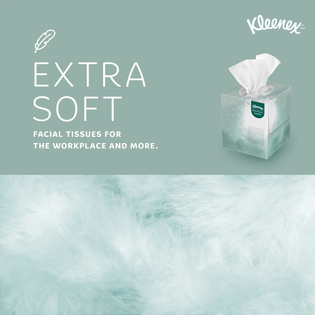 Kleenex, Facial Tissue, Cube Box, 36 Boxes/Case