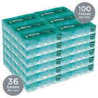 Kleenex, Facial Tissue, Rectangular Box, 36 Boxes/Case