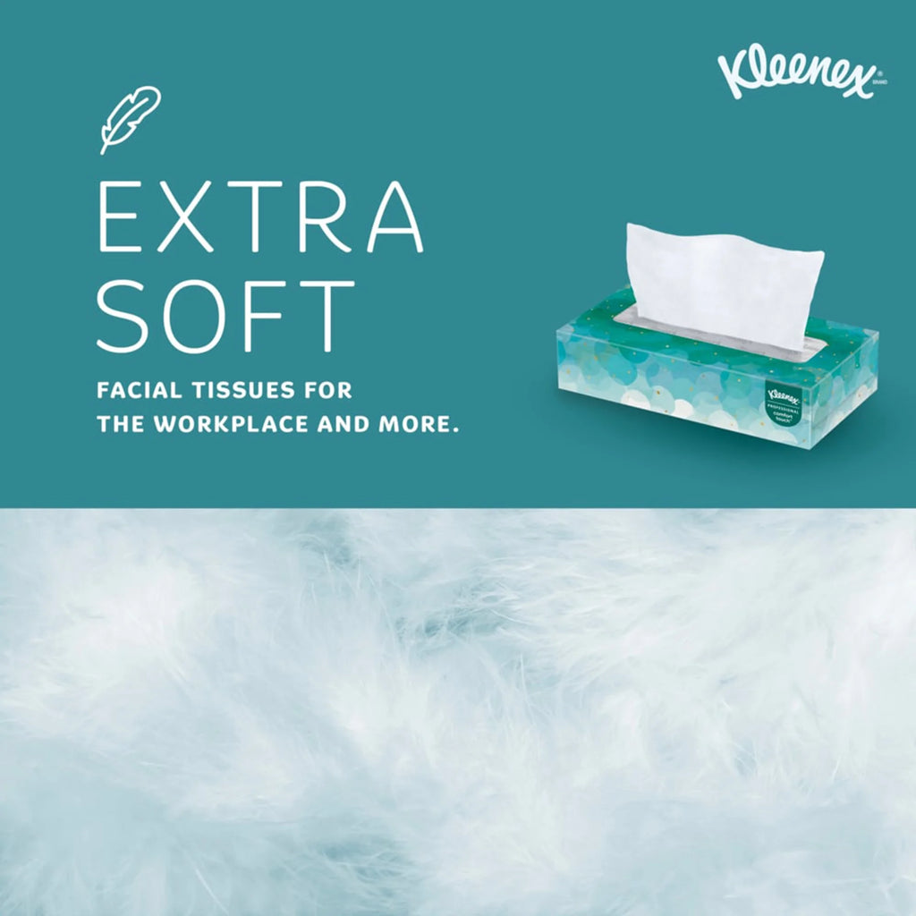 Kleenex, Facial Tissue, Rectangular Box, 36 Boxes/Case