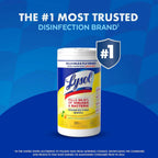 Lysol Disinfecting Wipes, Lemon/Lime, 6/Case