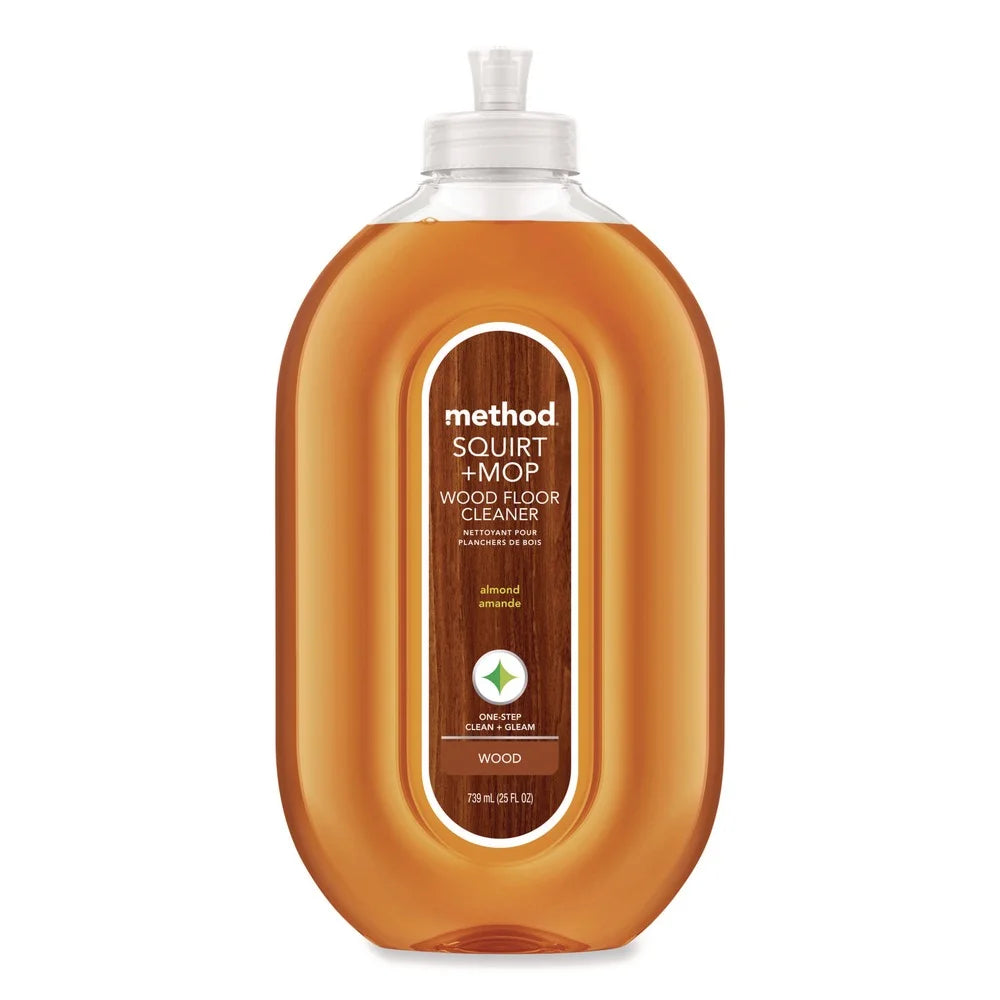 Method, Squirt + Mop Wood Floor Cleaner, Almond Scent, 25 oz 6/Case
