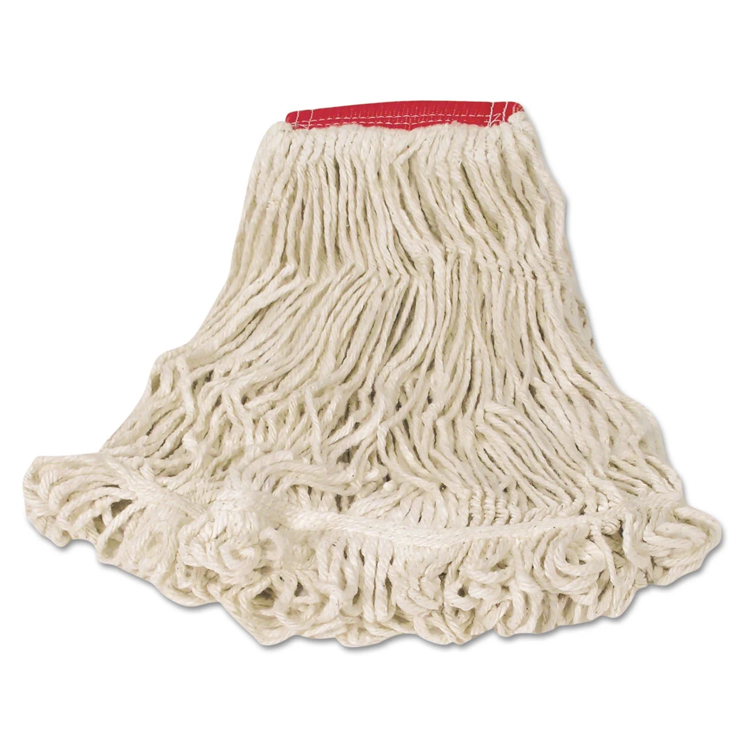 Mop Head, Super Stitch, Large, Cotton/Synthetic, 6/Case